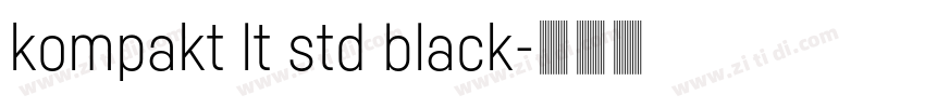 kompakt lt std black字体转换
